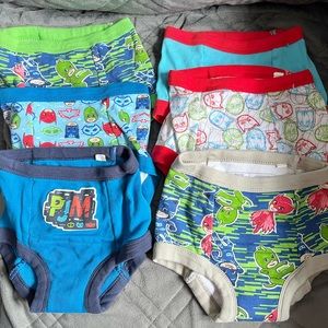 3T PJ Mask Training Underwear.  Bundle of 6.